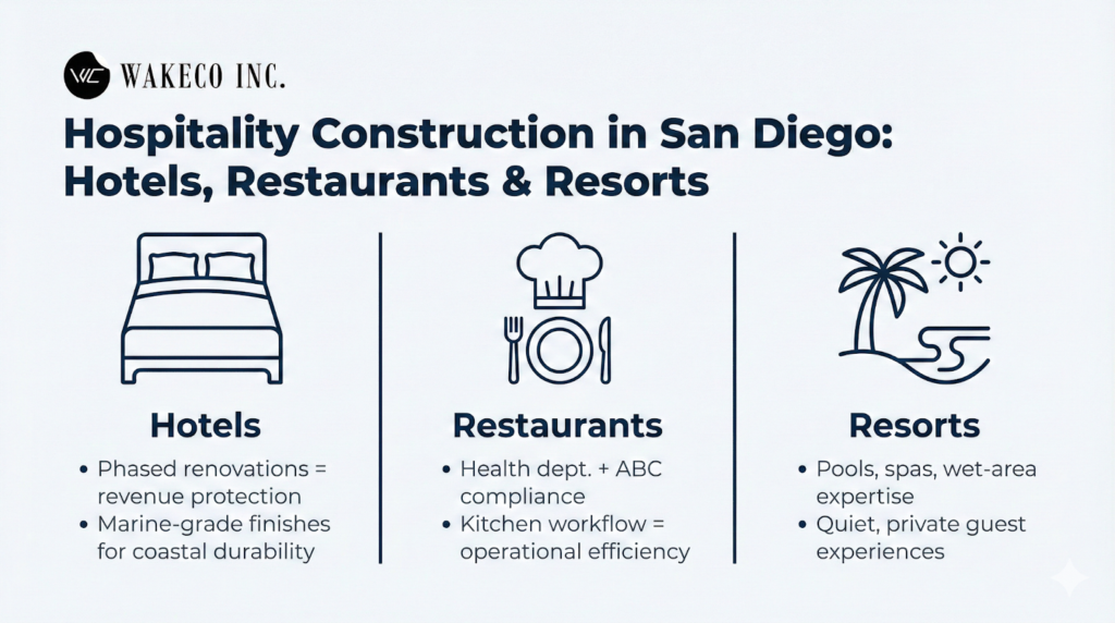 Hospitality Construction in San Diego