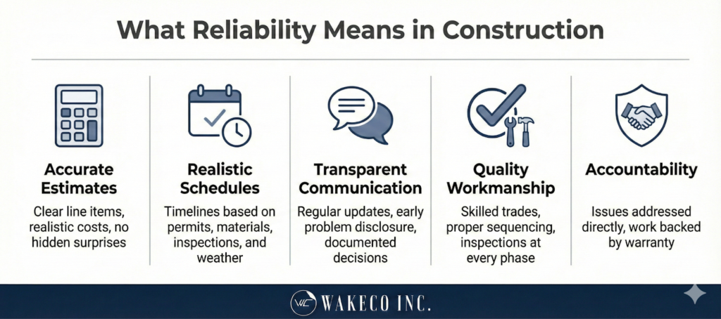 What Realibilty Means in Construction